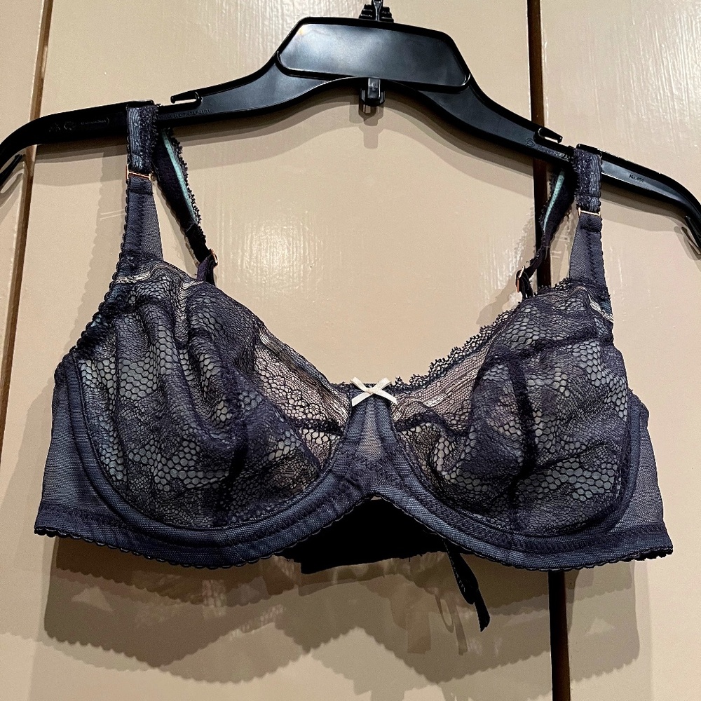 Fayreform Navy Lace Underwire Bra